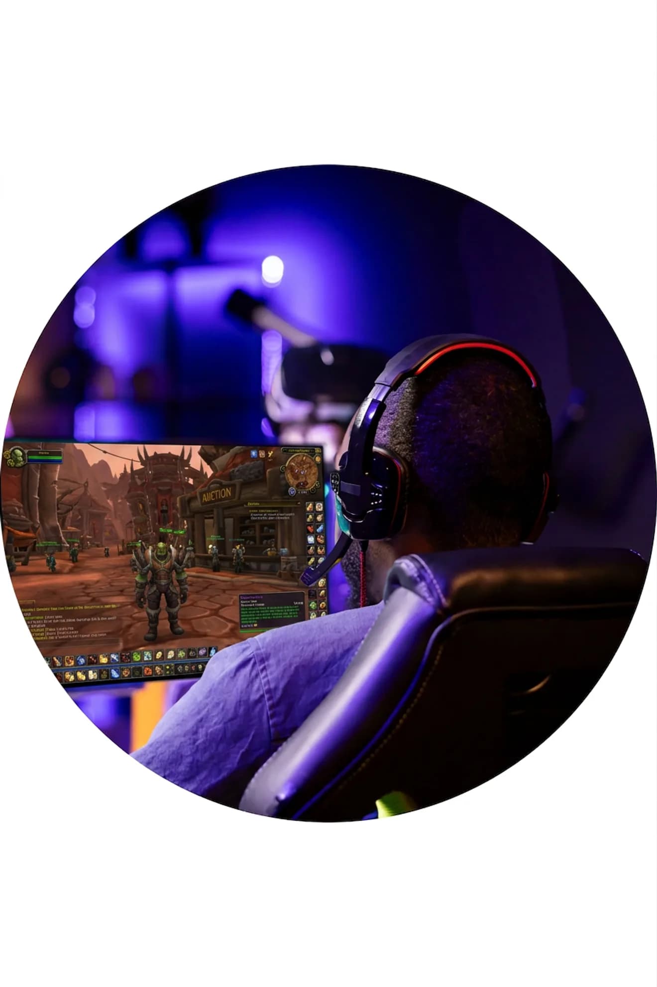 Player enjoying a WoW Classic session